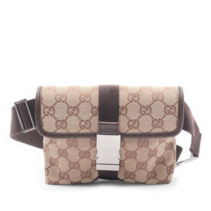 Pre-Loved Gucci GG Canvas Belt Bag